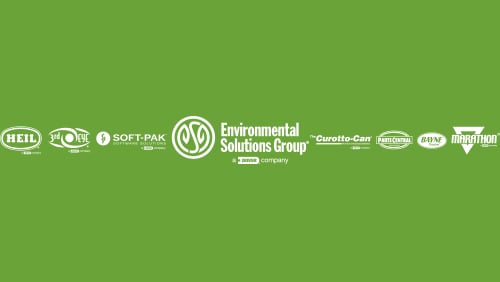 ESG Company Line Horizontal Logo Green