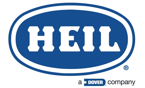 Heil Logo White With Dover Tagline