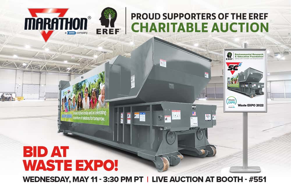 Marathon SC2 Compactor Donated For EREF Auction